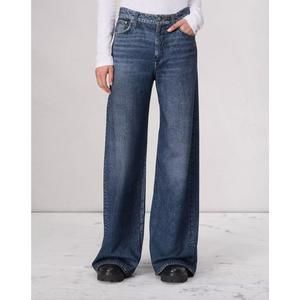 NEW RAG & BONE miramar sofie high-rise wide leg jeans in kimber